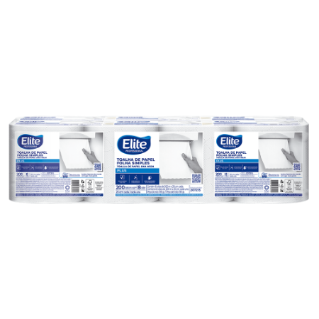 Imagem de Papel Toalha Elite Plus Folha Simples Rolo