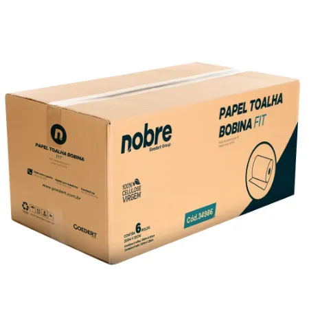 Imagem de PAPEL TOLHA BOBINA FIT 6 ROLOS 200MX20CM - 100% CELULOSE