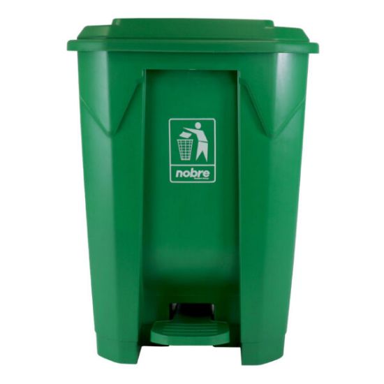 Imagem de LIXEIRA PLÁSTICA COM PEDAL 50 L VERDE