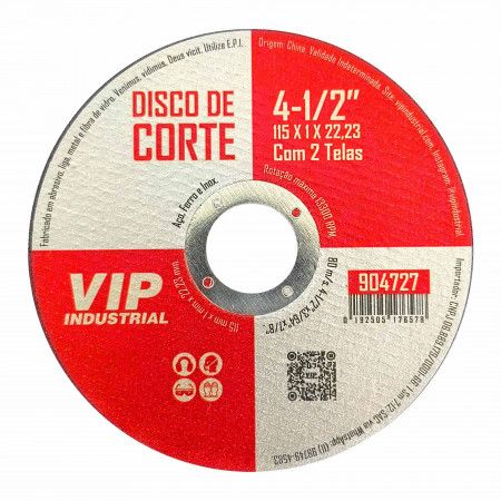 Imagem de DISCO DE CORTE 4-1/2" - 115mm x 1mm x 22,23mm