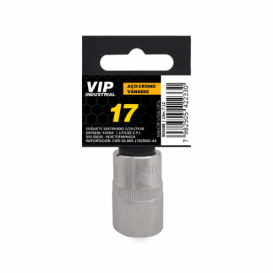 Imagem de SOQ SEXT MANUAL CURTO 17mm - Enc. 1/2" x 38mm