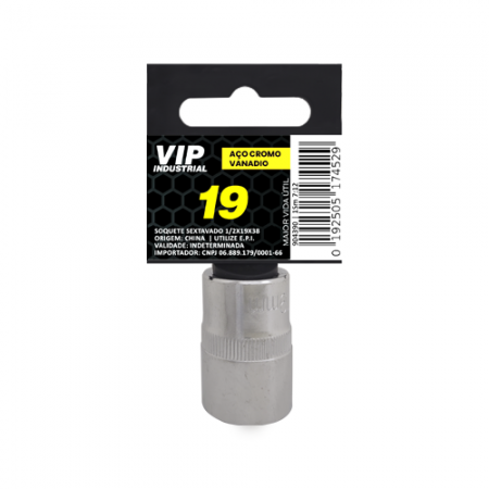 Imagem de SOQ SEXT MANUAL CURTO 19mm - Enc. 1/2" x 38mm
