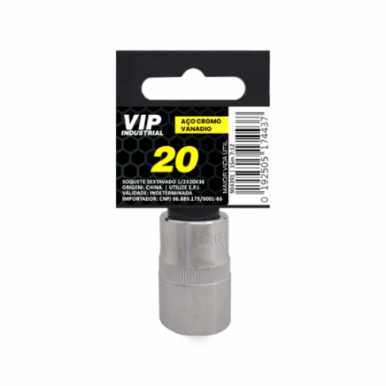 Imagem de SOQ SEXT MANUAL CURTO 20mm - Enc. 1/2" x 38mm