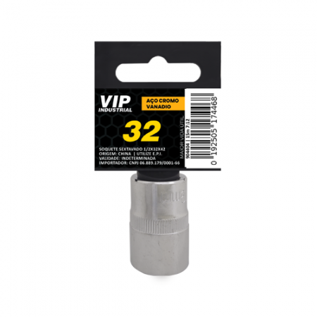 Imagem de SOQ SEXT MANUAL CURTO 32mm - Enc. 1/2" x 42mm