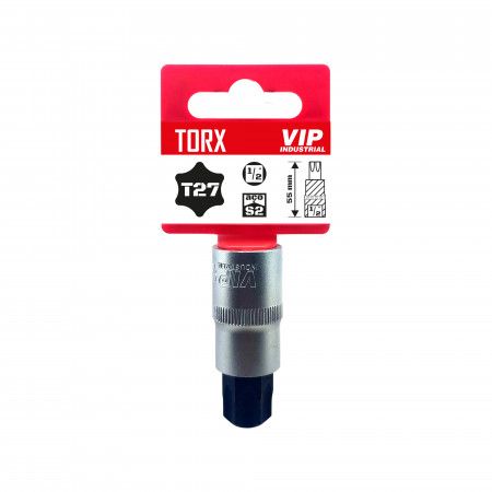 Imagem de SOQ TORX MANUAL CURTO T27 - Enc. 1/2" x 55mm