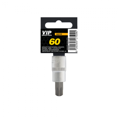 Imagem de SOQ TORX MANUAL CURTO T60 - Enc. 1/2" x 55mm