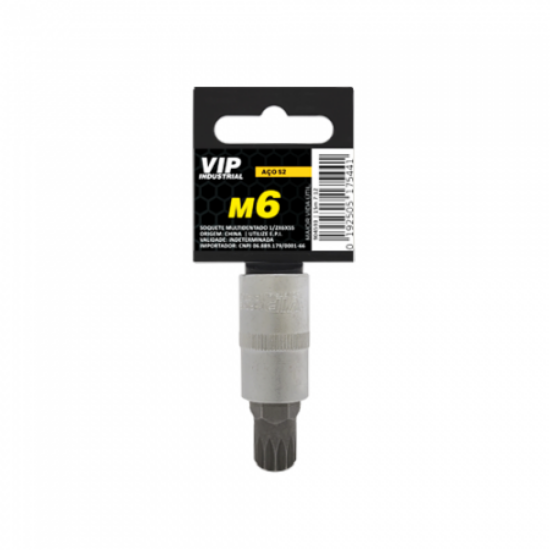 Imagem de SOQ MULTID MANUAL CURTO M6 - Enc. 1/2" x 55mm