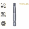 Imagem de PONTA TORX PREMIUM T40 - Enc. 1/4" x 100mm