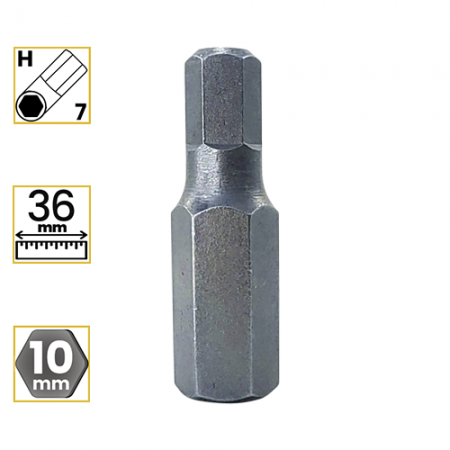 Imagem de BITS ALLEN CURTO PREMIUM 7mm - Enc. 10mm x 36mm
