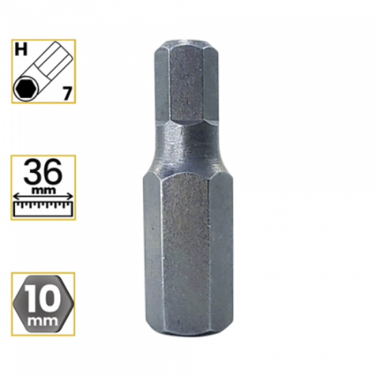 Imagem de BITS ALLEN CURTO PREMIUM 7mm - Enc. 10mm x 36mm