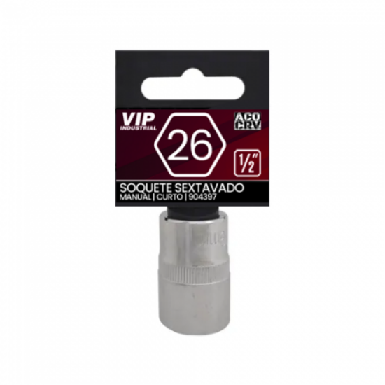Imagem de SOQ SEXT MANUAL CURTO 26mm - Enc. 1/2" x 38mm