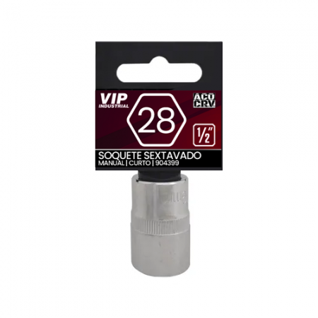 Imagem de SOQ SEXT MANUAL CURTO 28mm - Enc. 1/2" x 42mm