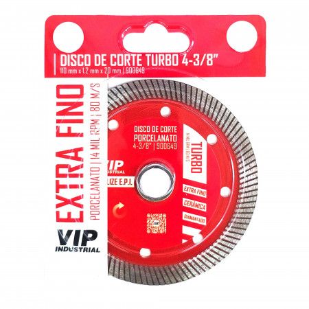 Imagem de DISCO CORTE DIAM TURBO 4-3/8" X 1,2MM