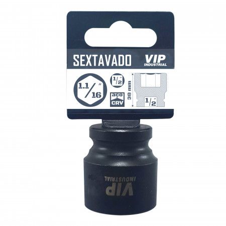 Imagem de SOQ SEXT IMPACTO CURTO - ENC. 1/2" X 1-1/16" - 38mm