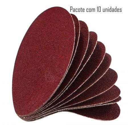 Imagem de DISCO LIXA C/ VELCRO - 5" 125mm GR 60 [C/10]