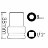 Imagem de SOQ SEXT MANUAL CURTO 8mm - Enc. 1/2" x 38mm
