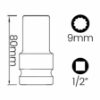 Imagem de SOQ EST MANUAL LONGO 9mm - Enc. 1/2" x 75mm