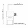 Imagem de SOQ ALLEN MANUAL LONGO 5mm - Enc. 1/2" x 100mm