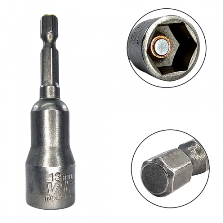Imagem de SOQ CANHÃO MAGNÉTICO 12mm - Enc. 1/4" x 65mm [C/5]