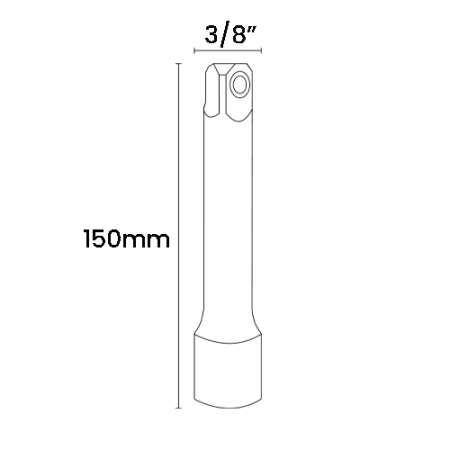 Imagem de EXTENSÃO MANUAL - Enc. 3/8" x 150mm