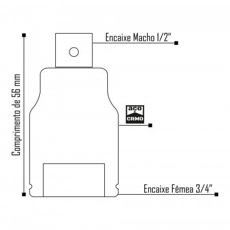 Imagem de REDUÇÃO DE IMPACTO - F 3/4" PARA M 1/2"