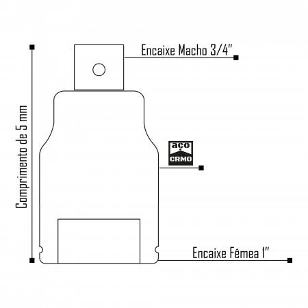 Imagem de REDUÇÃO DE IMPACTO - F 1" PARA M 3/4"