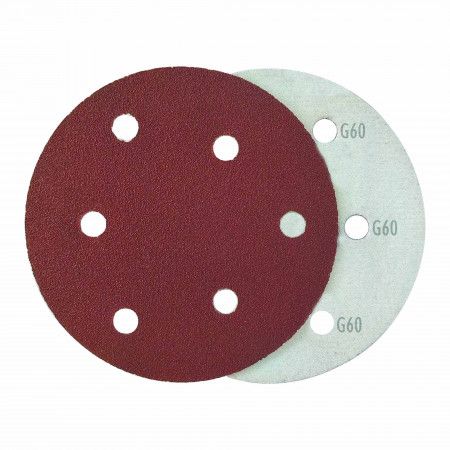 Imagem de DISCO DE LIXA C/ FURO - 6" (150m) GR 60 - C/5