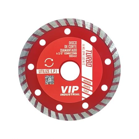 Imagem de DISCO DE CORTE DIAMANTADO TURBO 4-3/8"