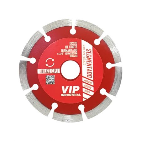 Imagem de DISCO DE CORTE DIAMANTADO SEGMENTADO 4-3/8"