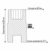 Imagem de SOQ EST MANUAL CURTO 60mm - Enc. 3/4" x 80mm