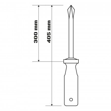 Imagem de CHAVE PHILLIPS 1/4" X 12" - PH2