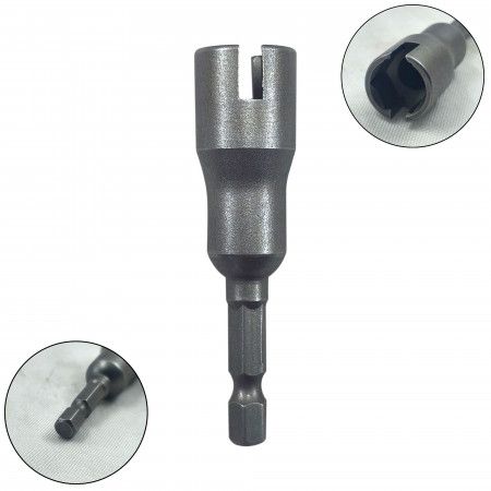 Imagem de SOQ CANHÃO COM ASA 13mm - Enc.: 1/4" - 65mm comp