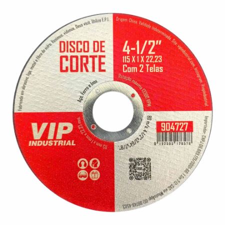 Imagem de DISCO DE CORTE 4-1/2" - 115mm x 1mm x 22,23mm