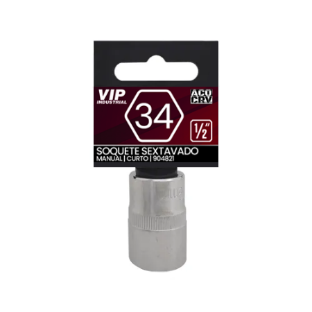 Imagem de SOQ SEXT MANUAL CURTO 34mm - Enc. 1/2" x 42mm