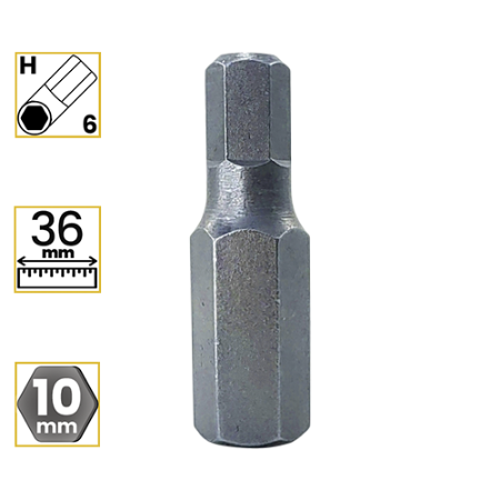 Imagem de BITS ALLEN CURTO PREMIUM 6mm - Enc. 10mm x 36mm