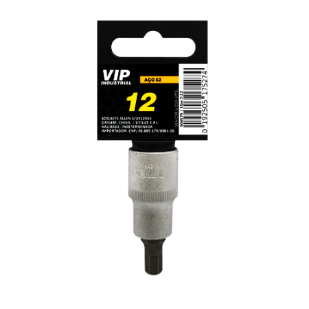 Imagem de SOQ ALLEN MANUAL CURTO 12mm - Enc. 1/2" x 55mm
