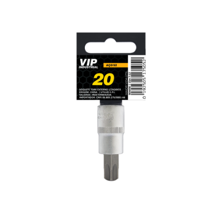 Imagem de SOQ TORX MANUAL CURTO T20 - Enc. 1/2" x 55mm
