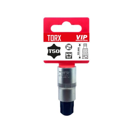 Imagem de SOQ TORX MANUAL CURTO T50 - Enc. 1/2" x 55mm