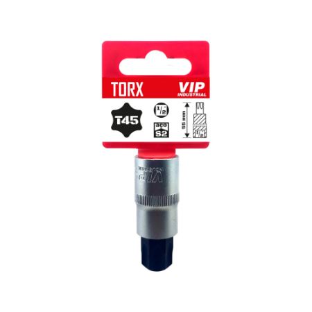 Imagem de SOQ TORX MANUAL CURTO T45 - Enc. 1/2" x 55mm