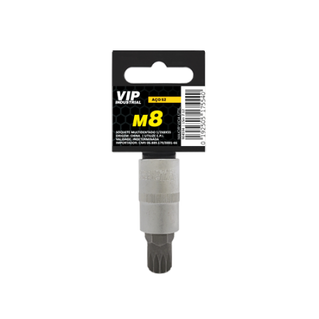 Imagem de SOQ MULTID MANUAL CURTO M8 - Enc. 1/2" x 55mm
