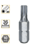 Imagem de BITS TORX CURTO PREMIUM T40 - Enc. 10mm x 36mm