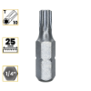 Imagem de BITS TORX T10 - Enc. 1/4" x 25mm [C/10]