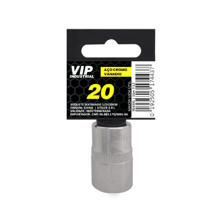 Imagem de SOQ SEXT MANUAL CURTO 20mm - Enc. 1/2" x 38mm