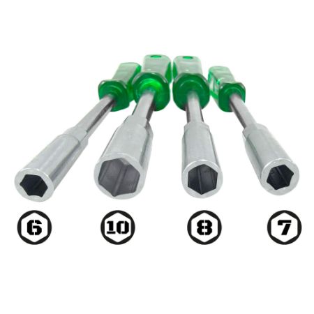 Imagem de JG CHAVE CANHÃO VAZADA 6mm a 10mm [4 PÇS]