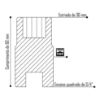Imagem de SOQ EST MANUAL CURTO 30mm - Enc. 3/4" x 60mm
