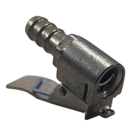 Imagem de BICO PARA ENCHER PNEU C/ PRESILHA - P/ MANG 1/4"