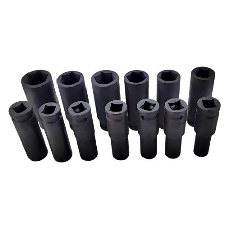 Imagem de JG SOQ DE IMPACTO LONGO 10mm a 27mm - Enc. 1/2" [13 PÇS]
