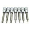 Imagem de JG SOQS TORX LONGO T20 a T55 - Enc. 1/2" [7 PÇS]