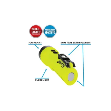 Imagem de A Nightstick XPR-5522GMX é uma lanterna de alto desempenho segura para uso em ambientes perigosos, combinando potência, versatilidade e durabilidade.