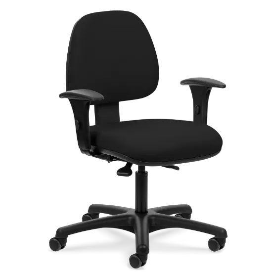 Imagem de Cadeira Plus Onix Black c/rodas